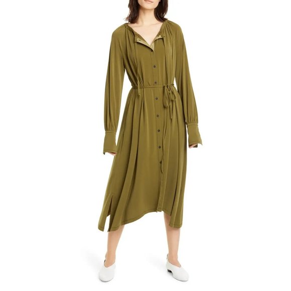 NWT Proenza Schouler White Label matte jersey midi dress - Picture 3 of 10